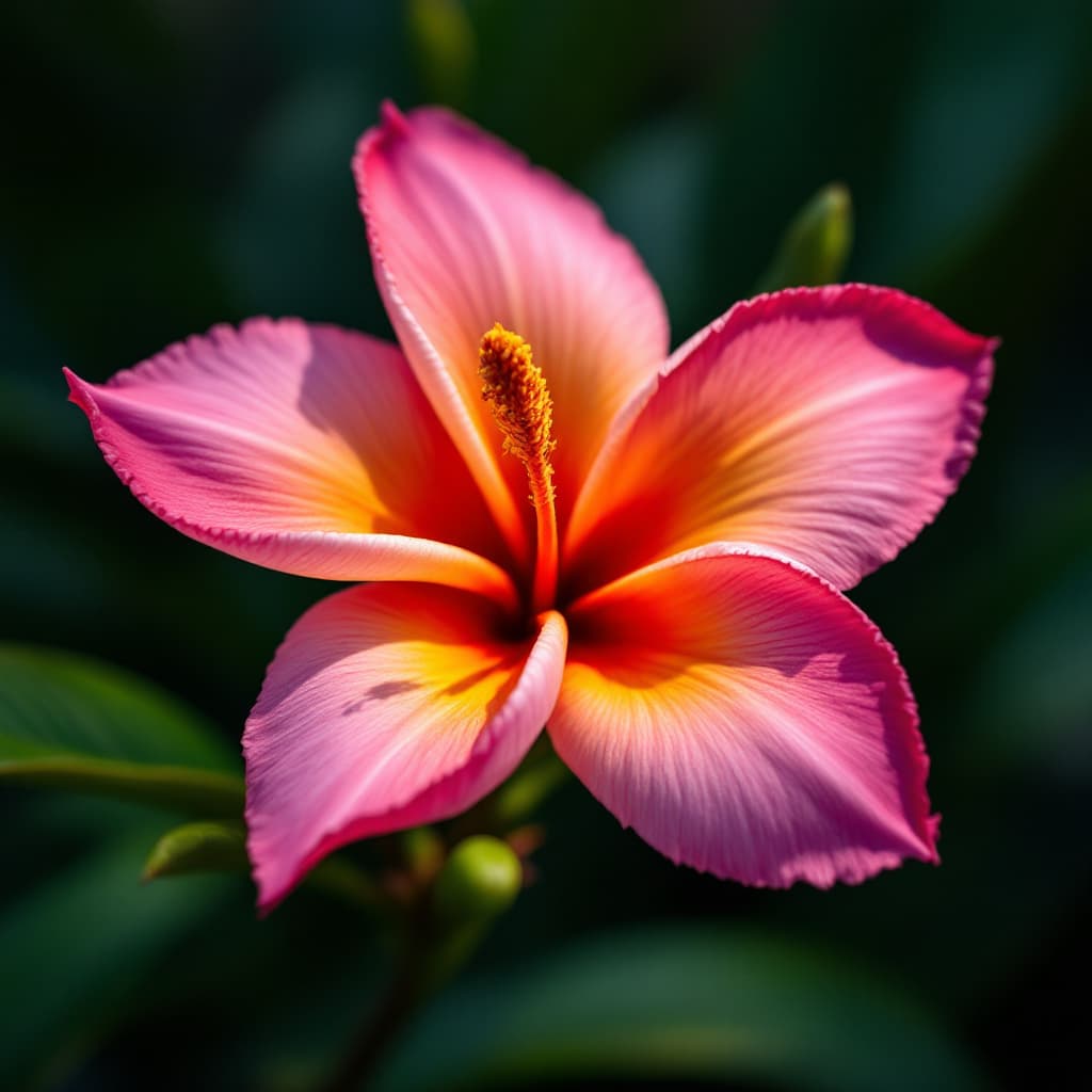AI generated: a plumeria flower
