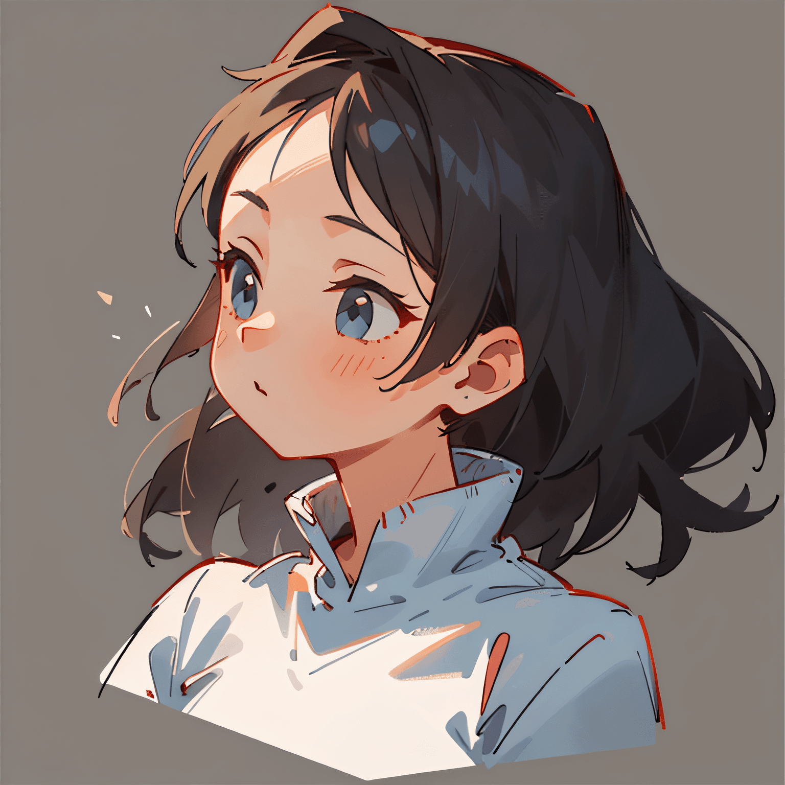 AI generated: 1girl, simple background,
