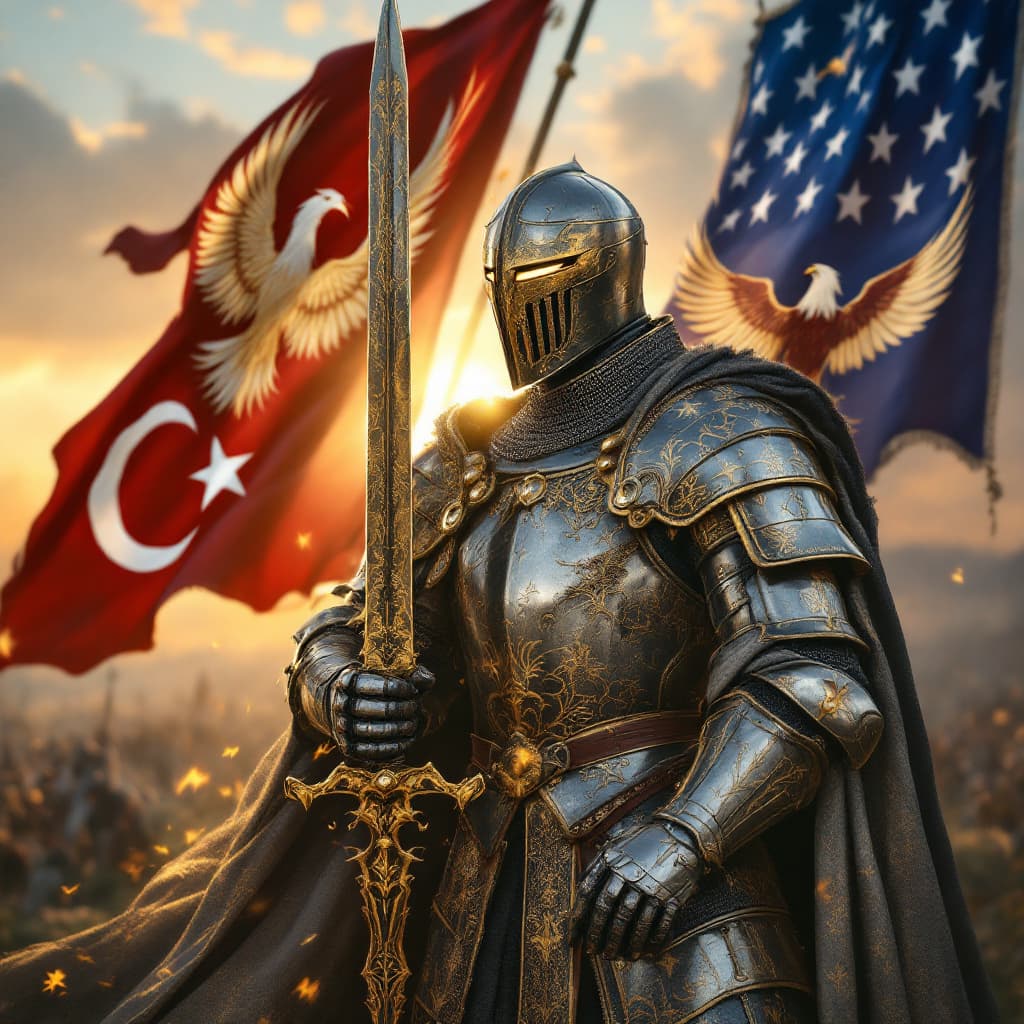 AI generated: A hyper-realistic, intricate detailed epic fantasy portrait of a medieval prince in full plate mail....
