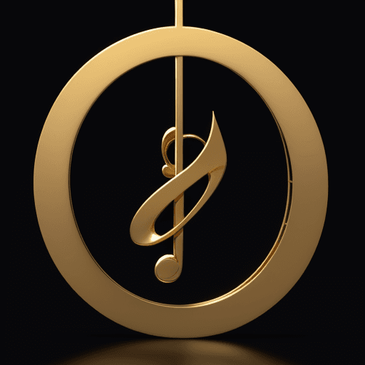 AI generated: feature the letters "J" and "V" as distinct and separate elements, alongside a subtle musical note. ...
