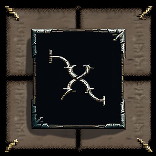 AI generated: Treat an item called "V Sigil (e)" from the video game Old School RuneScape like the letter V from a...
