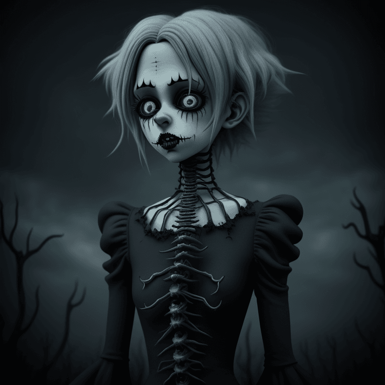 AI generated: tim burton style, anime, creepy, UHD, HDR, 16K, ((Masterpiece))

Model: 2DN