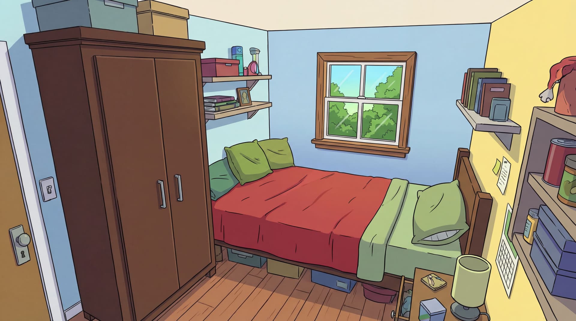 AI generated: In the exact style of the uploaded reference, featuring the same color scheme and clean bold lines, ...