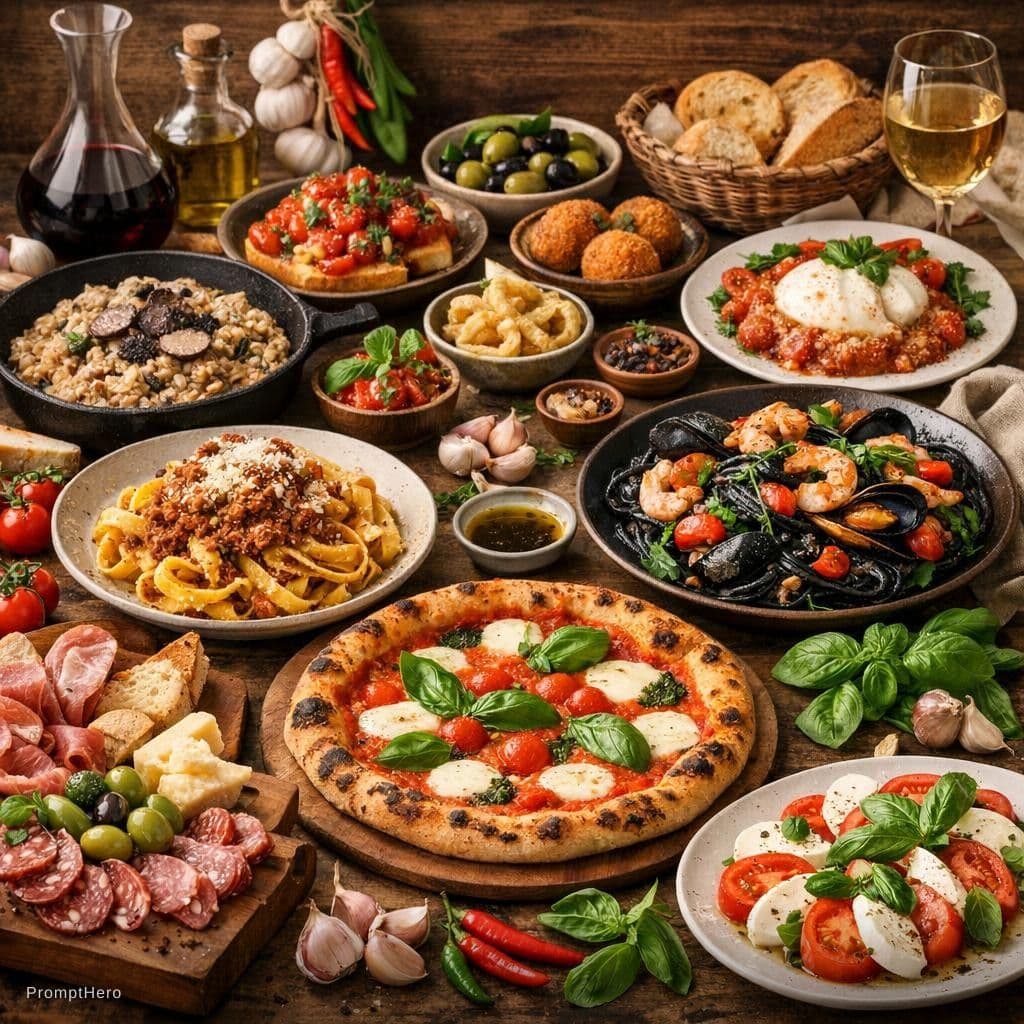 AI generated: Gastronomia