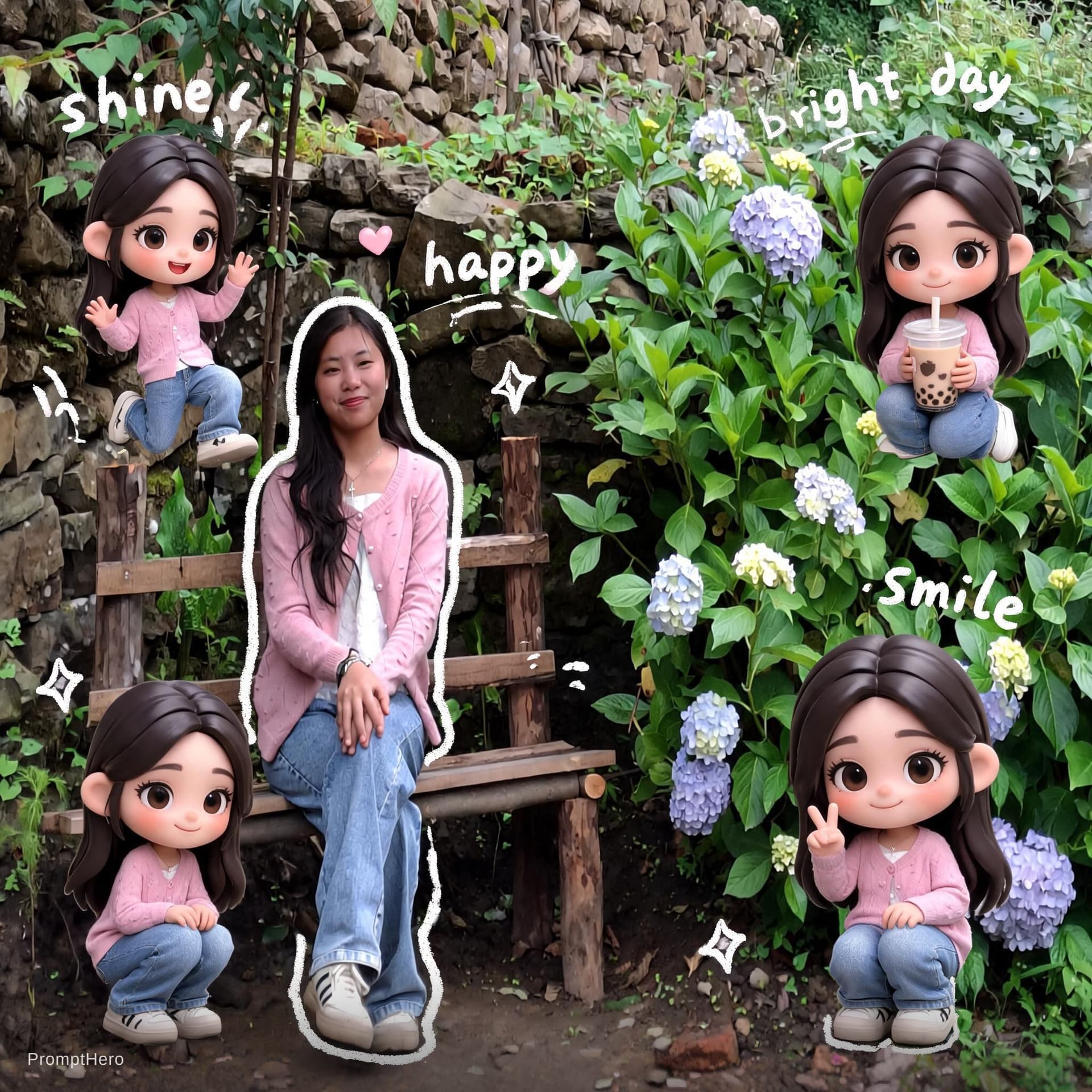 AI generated: Use a real face as a reference photo.

The background is the same as in the photo.The lighting is wa...