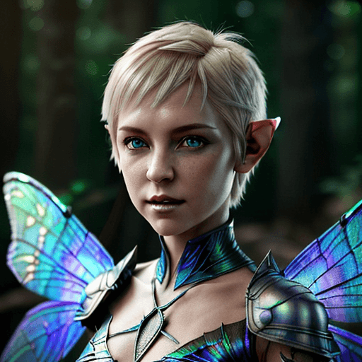 AI generated: Hyper realistic photo, fantasy character portrait, symmetrical art, dungeons and dragons, beautiful ...