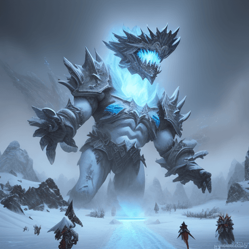 AI generated: blizzard fantasy , extremly realistic