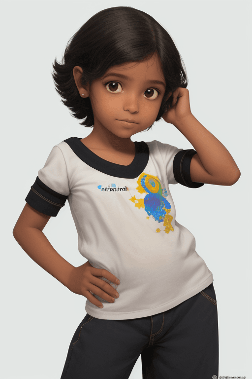 AI generated: menino, fundo branco, ilustração, simples, múltiplas poses, 12 anos, cores vivas, cabelo preto, pele...