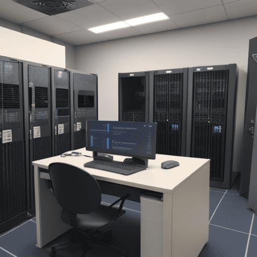 AI generated: data center ,computer, mail server
cloud service , engineer
