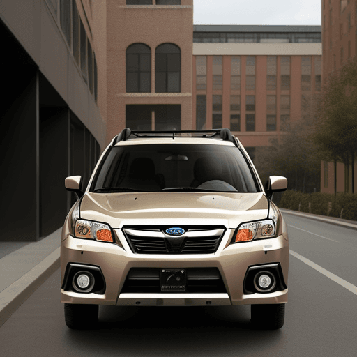 AI generated: Photo of a ultra realistic Subaru subaru Tribeca tribeca tribeca SUV 2006 TRIBECA club logo
