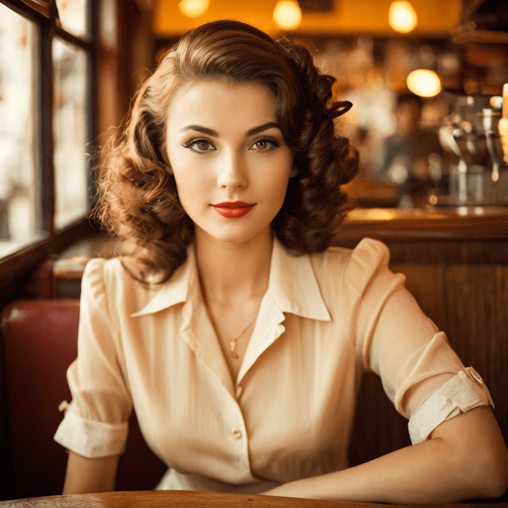 AI generated: : vintage portrait photography, nostalgic composition, warm and sepia-toned lighting, timeless, retr...