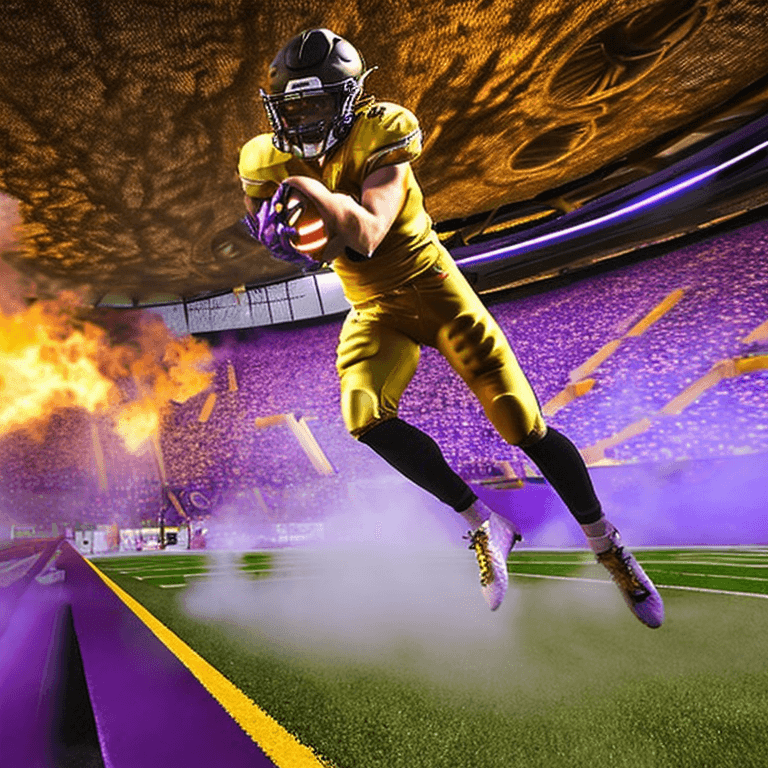 AI generated:  INSIRED BY BY CURRENT CONTEST BY PROMTHERO AT DISCORD, (purple and gold pirates), wide angle photog...