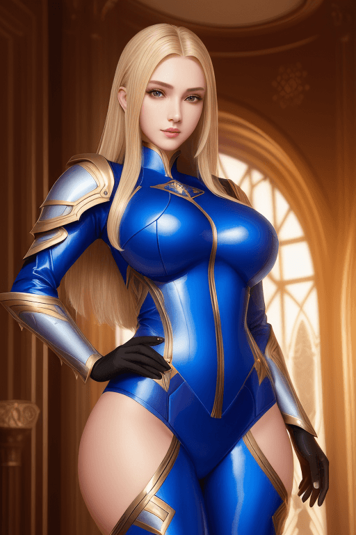 AI generated: Beautiful young girl. (((Body to the hips))). (Slender body.) Amazing face. (Symmetrical eyes). Fant...