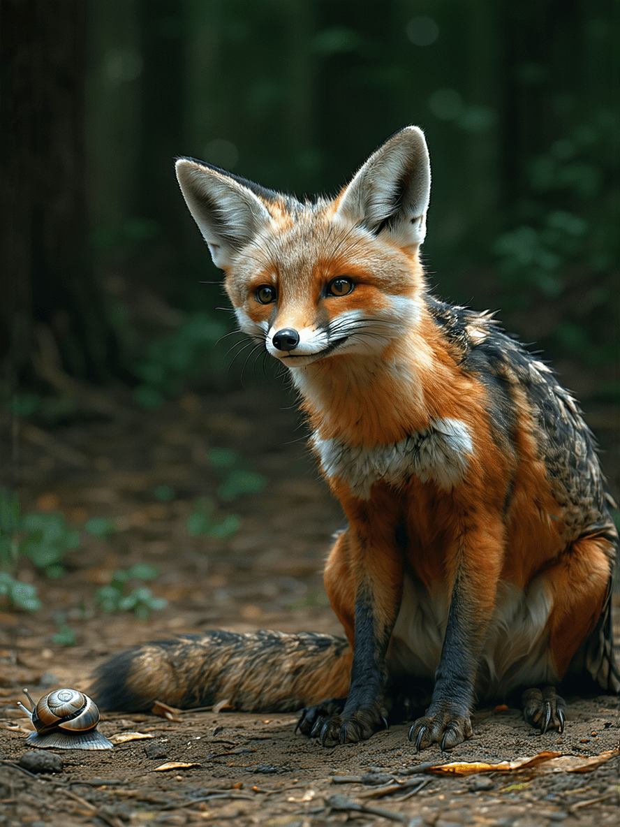 AI generated: I was the sly fox feigning death to catch me a buzzard. As Heck and Cordonnier knew I was a sinner t...