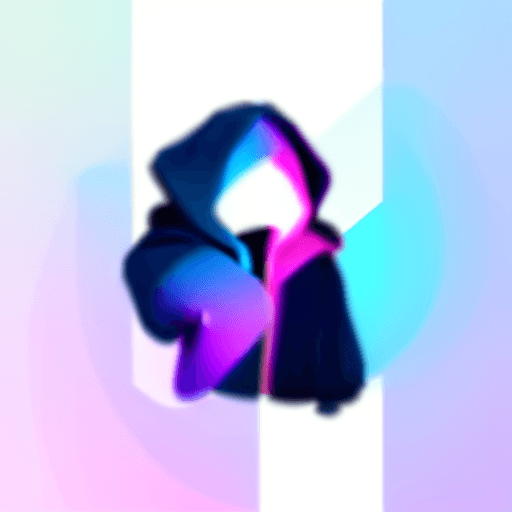 AI generated: Create, A character wearing hoodie, simple, vector, flat design, doodle style, gradient outline