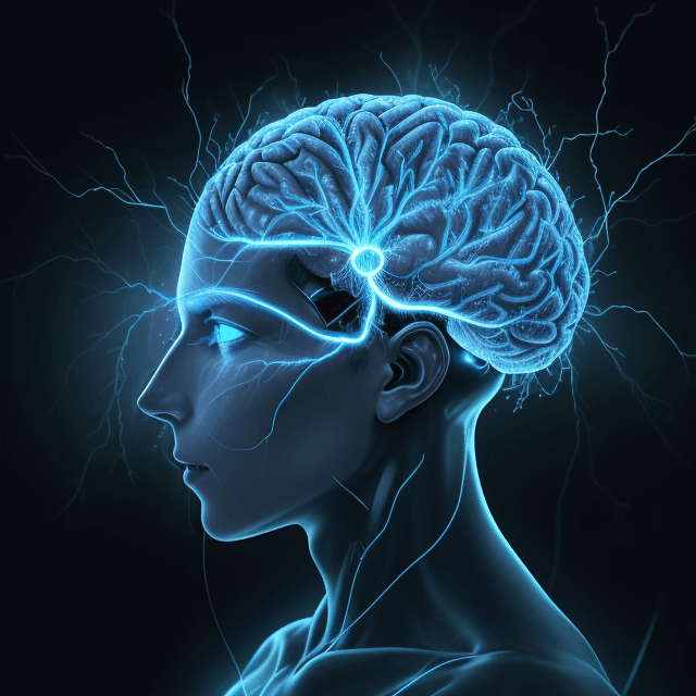 AI generated: a 4k hyperrealistic image of a human brain with a focus on the limbic system, which is highlighted i...