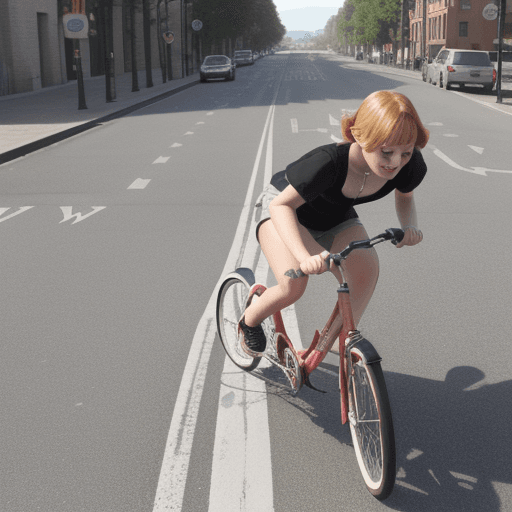 AI generated:  Penny rolling through the streets of a city made entirely of money