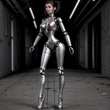 Cyberpunk Cyborg Girls1980's