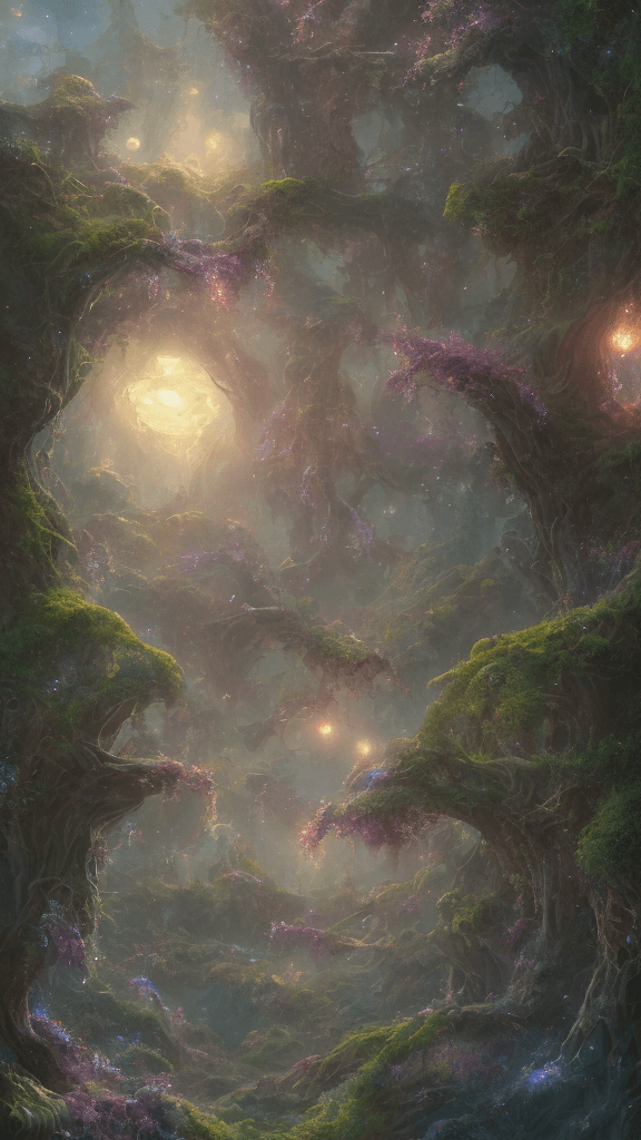 AI generated: view of a happy living galaxy, fantasy, digital art, photo, best quality, high quality, highres, int...