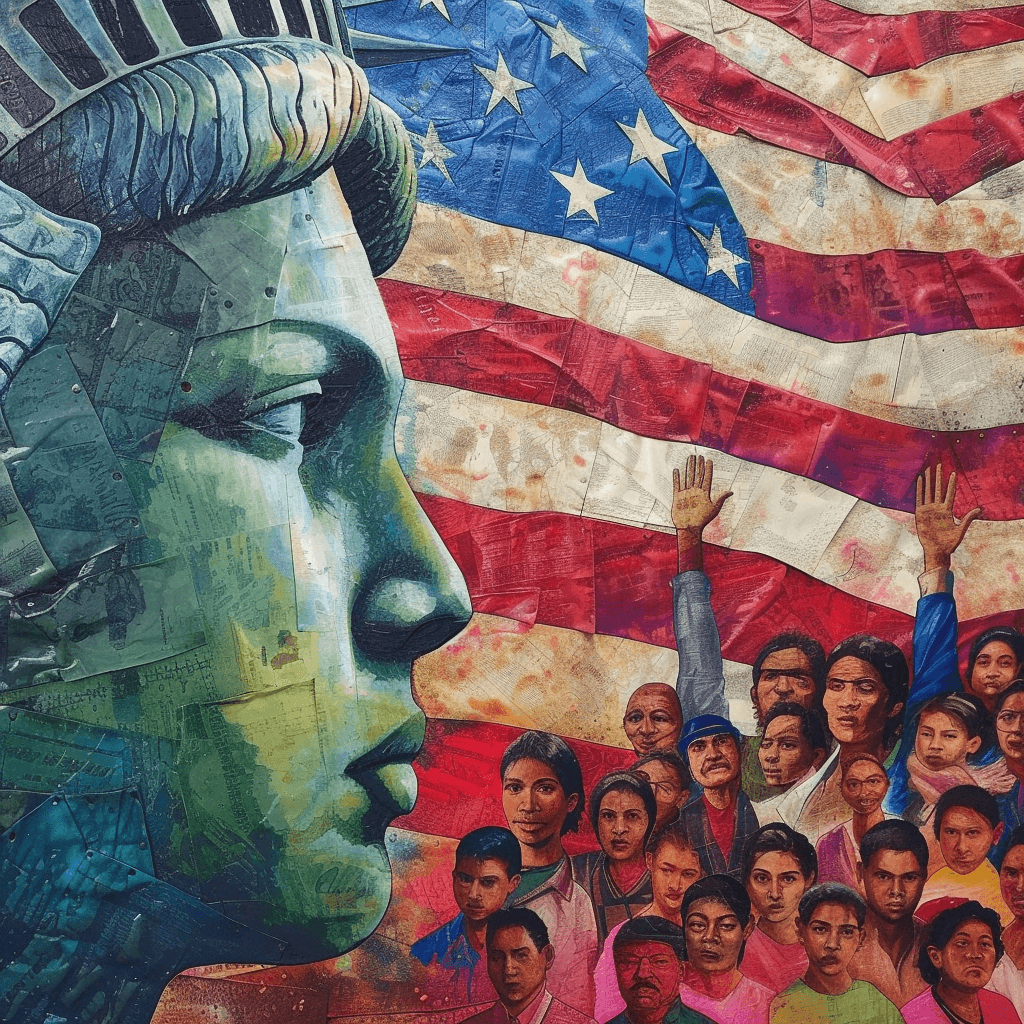 AI generated: fighting for immigrant rights