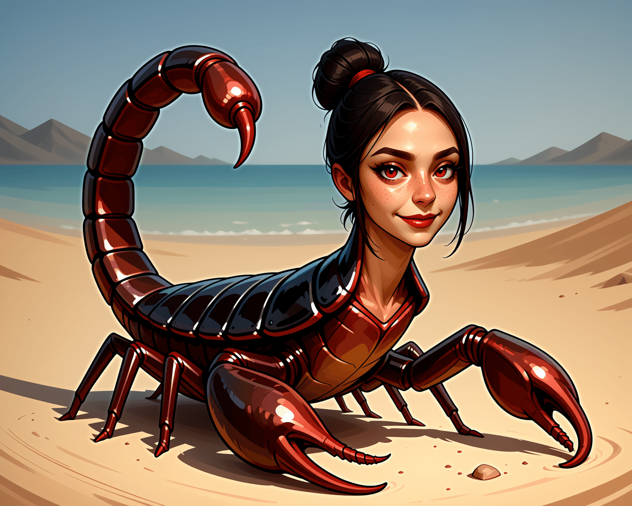 Animal Bodies Human Faces Concept