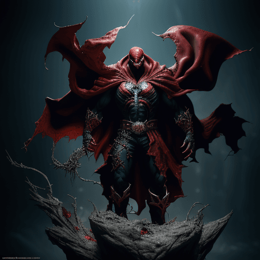 AI generated: Spawn, Created by Todd McFarlane, intricate, magical, volumetric lighting, beautiful masterpiece, ri...