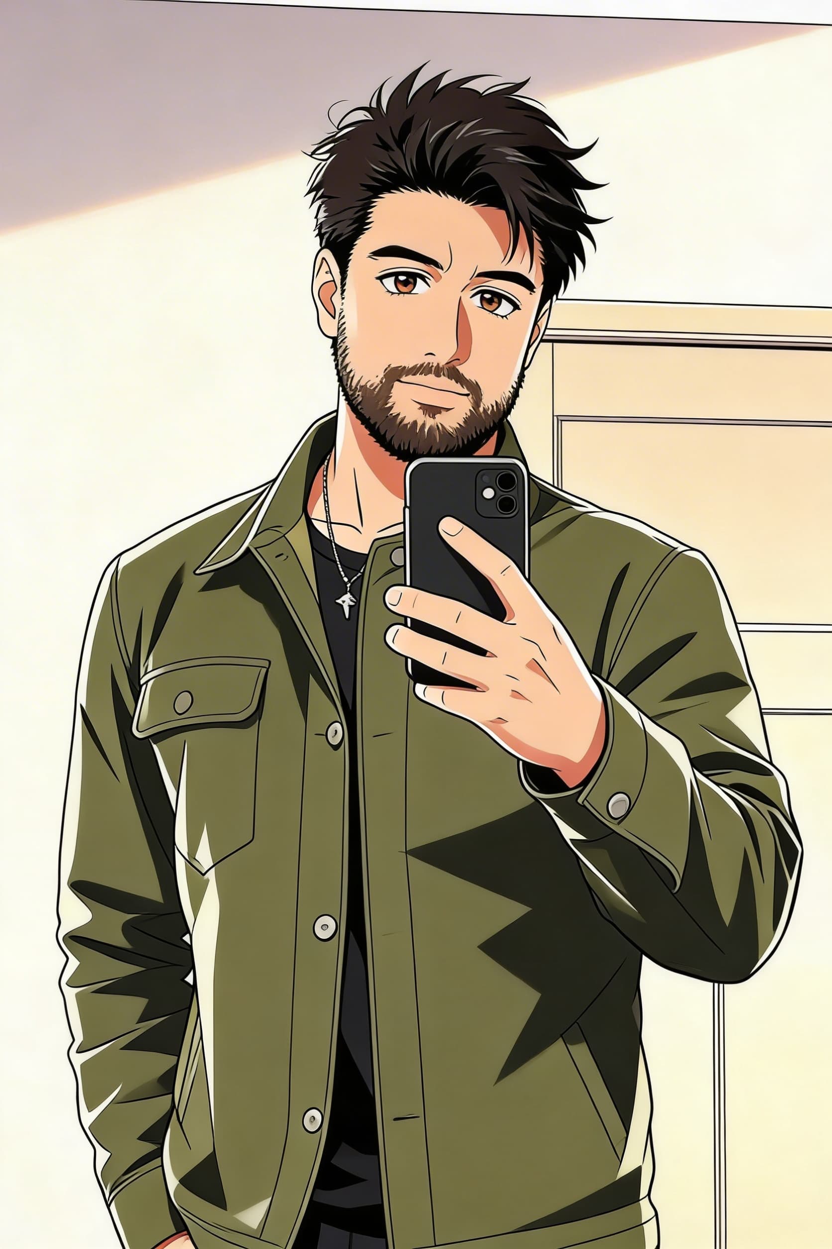 AI generated: high contrast anime style, use exact image reference 