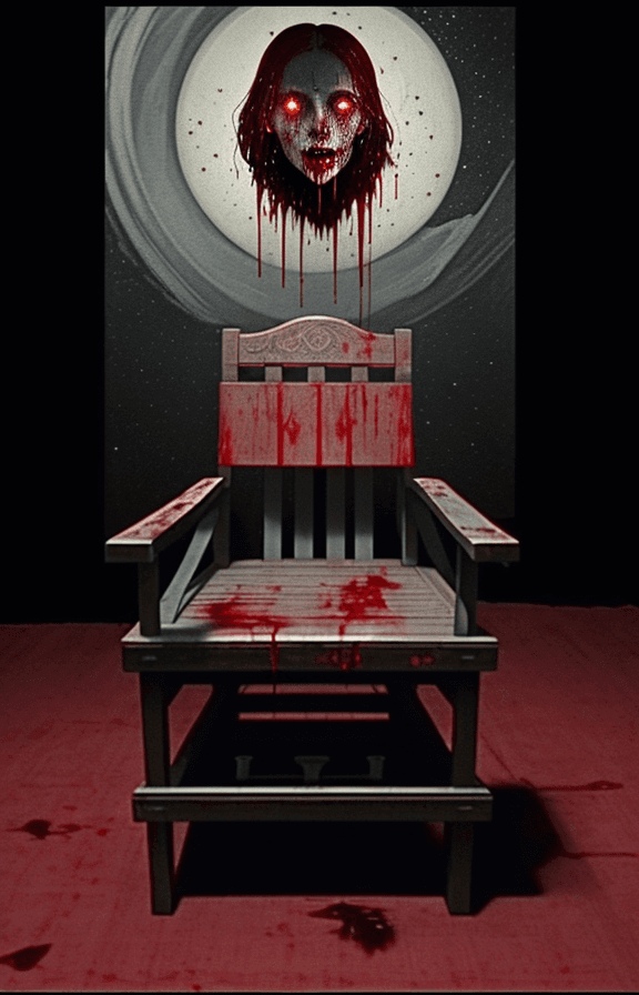 AI generated: Make some lights that are blurred in the background, add a canvas Directors Chair and a red carpet w...