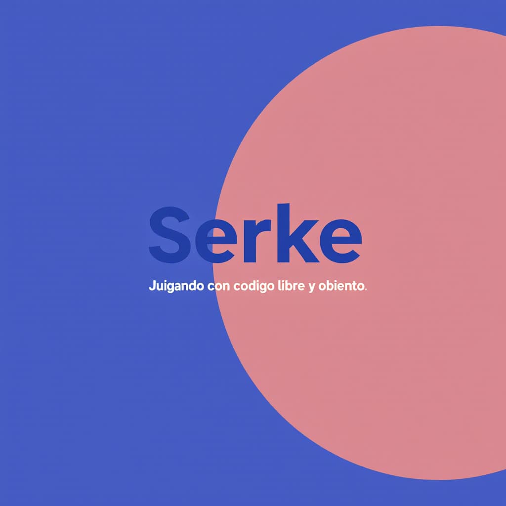 AI generated: Create an image with a plain indigo background. In the middle of the image a Text stating Serke and ...