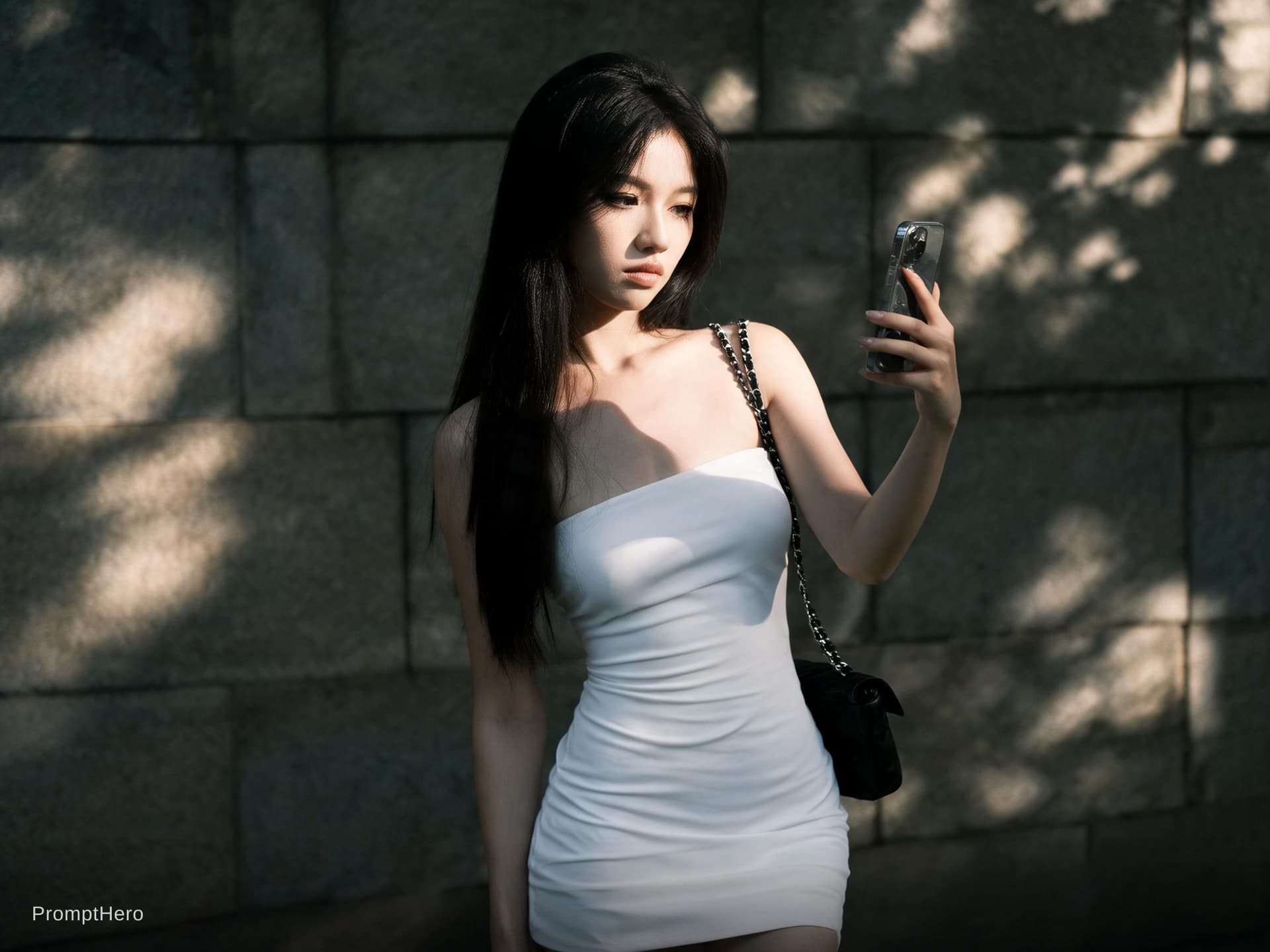 AI generated: Realistic photography, portrait of a beautiful korean idol using the referenced facial featureswith ...