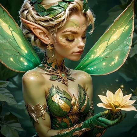 DnD Emerald and Gold Fantasy