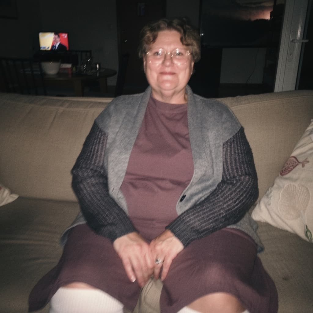 AI generated: A completely ordinary iPhone selfie of a client (referenced photo) who has undergone breast augmenta...