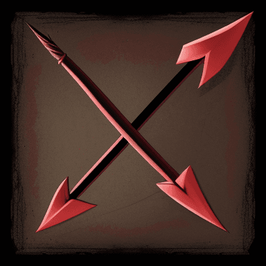 AI generated: twisted  arrow