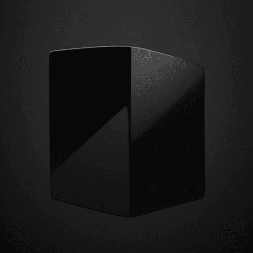 AI generated: black rectangle 