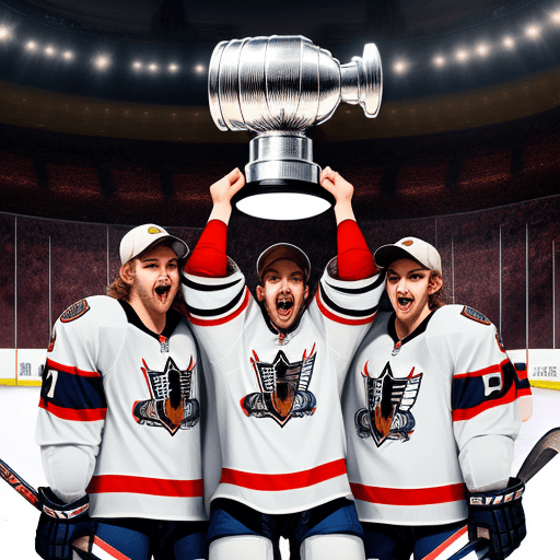 AI generated: Hockey team won Stanley Cup
