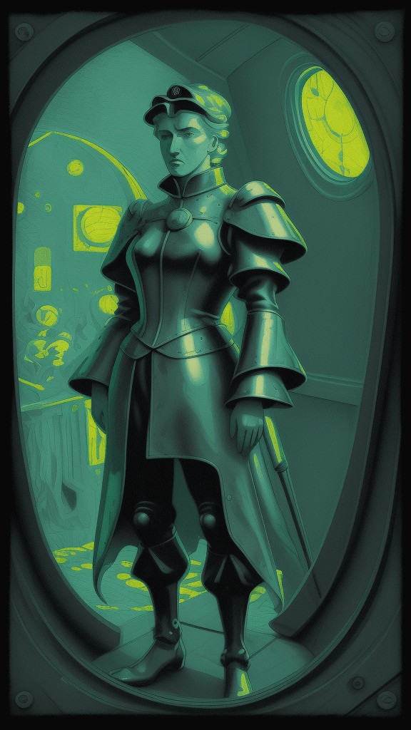 AI generated: (they are coming to take me away), Ray Tracing, Medieval Majesty, Retro Anime Style, Pop Art Energy,...