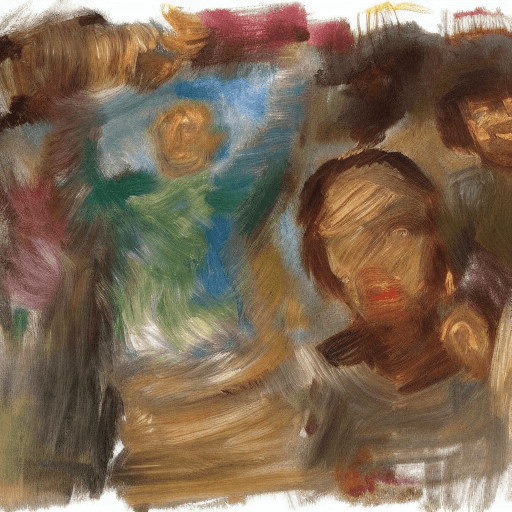 AI generated: Highly detailed impressionist representation of ignorance