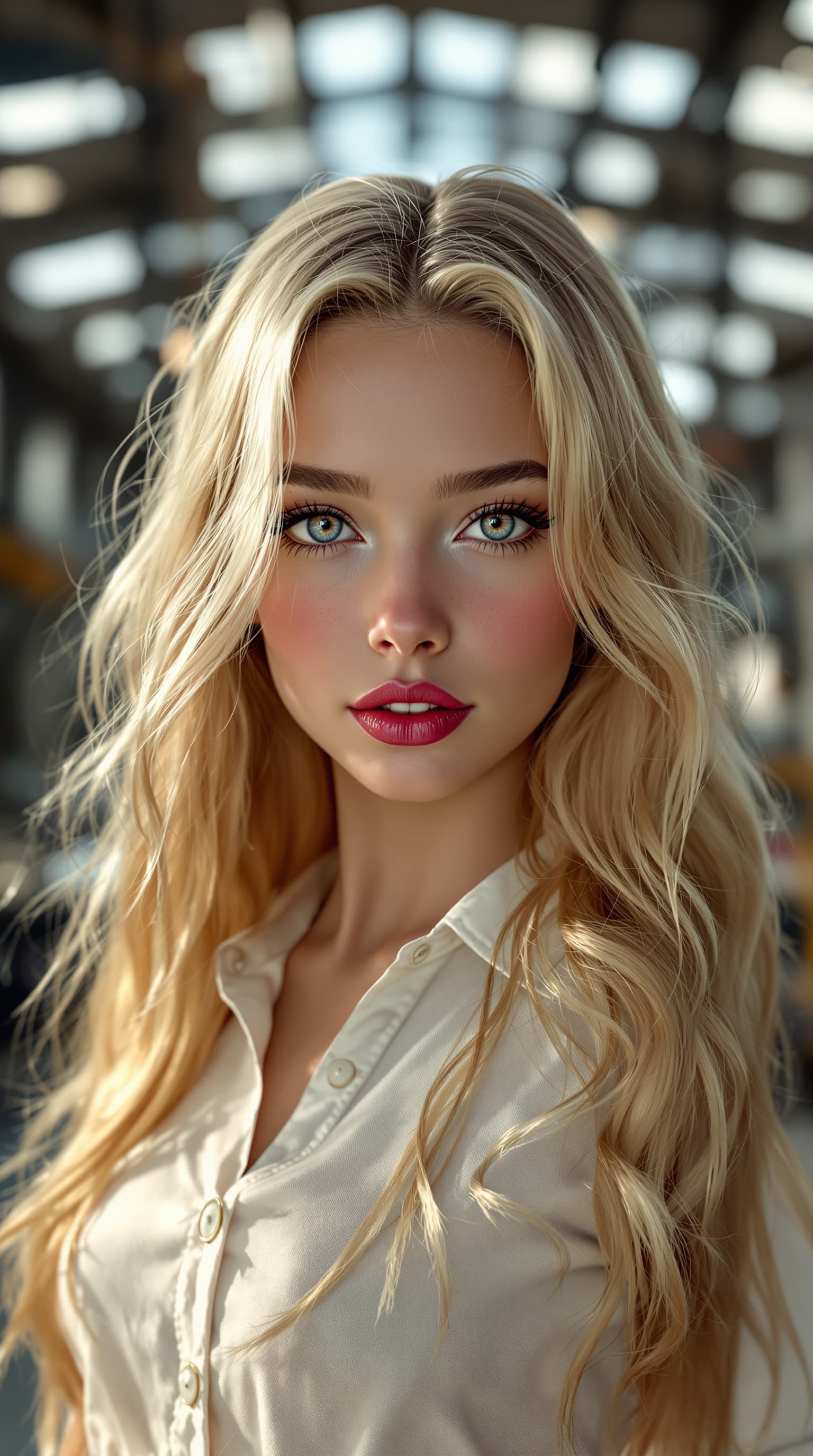 AI generated: A professional portrait of an exceptionally beautiful tween girl, rendered with extraordinary detail...