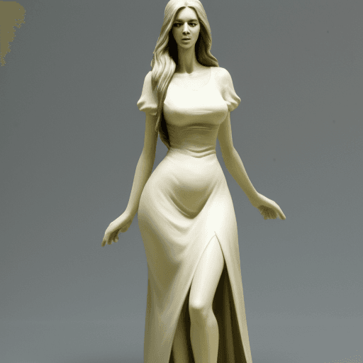 AI generated: tall woman