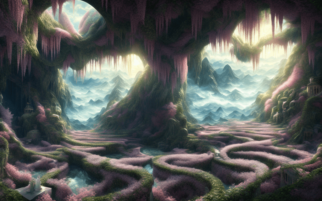 AI generated: a beautiful scenery, digital rendering, trending on pixiv fanbox, , , masterpiece , scene, hypnotic,...