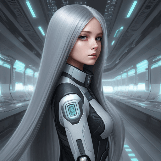 AI generated: Sci fi  modern  girl  long hair 





