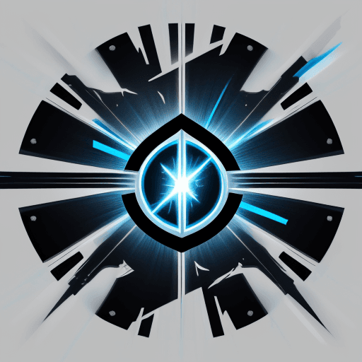 AI generated: Create a bold and modern logo for the soccer team 'RayGun FC' that embodies energy, speed, and power...