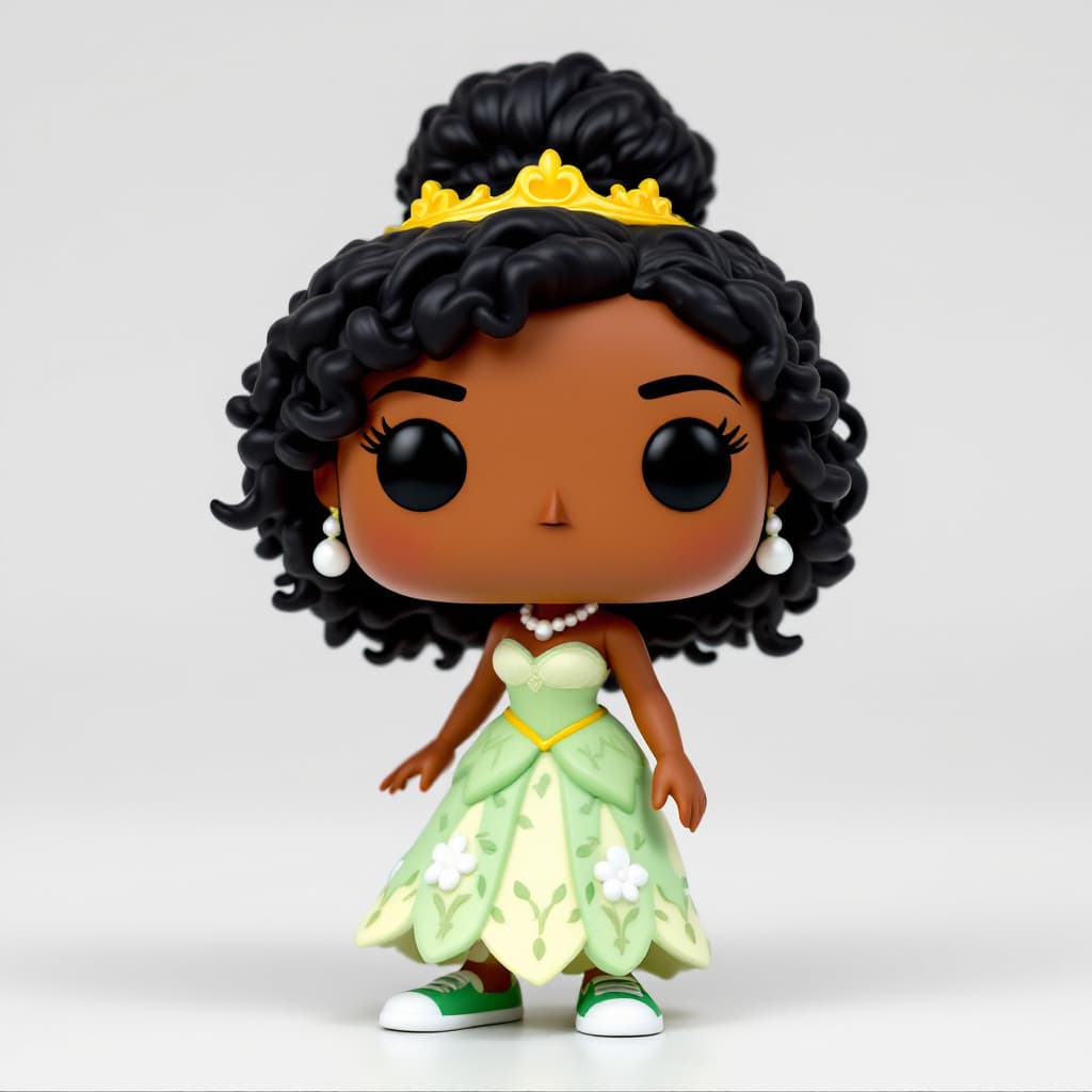 AI generated: Funko Pop Figure Description:
Character: Princess tiana from the disney movie the princess and the t...