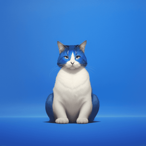 AI generated: a blue background