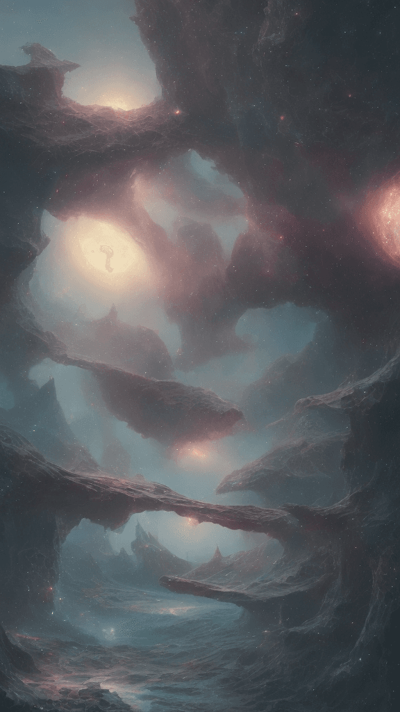 AI generated: view of a happy galaxy, fantasy, digital art, photo, best quality, high quality, highres, intricate ...