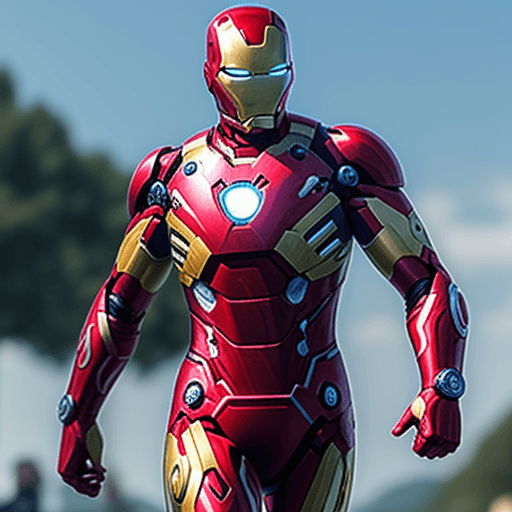 AI generated: thanosu öldüren ironman