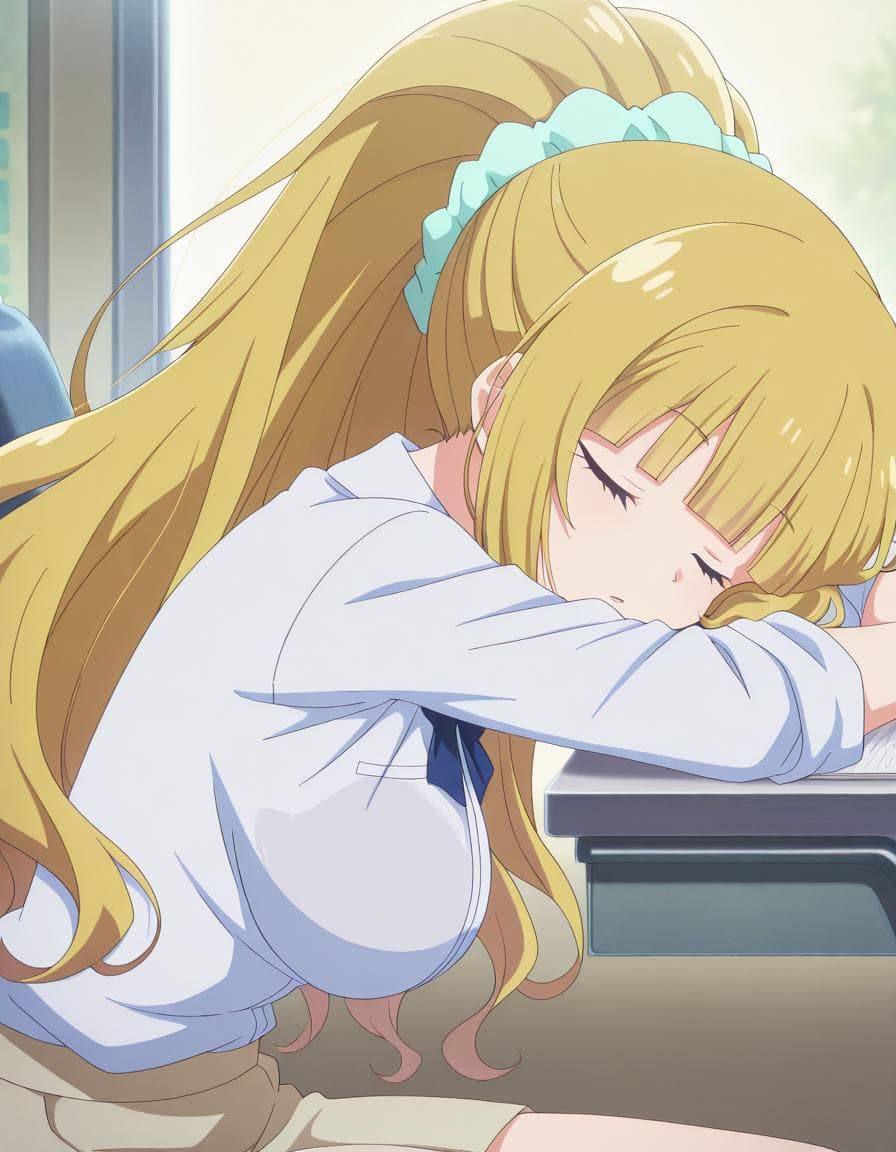 Sleeping On Desk - Concept - Image 4