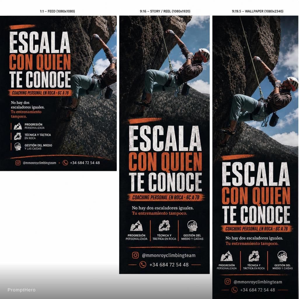 AI generated: You are a professional graphic designer specializing in sports and outdoor activity posters. I will ...