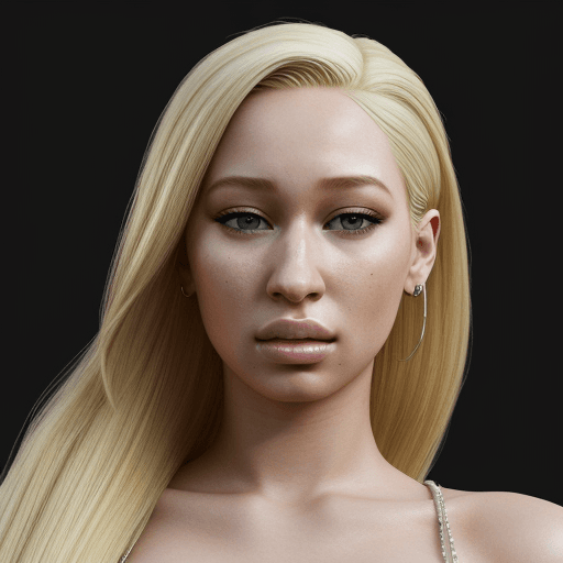 AI generated: hyper realism, high detail, o, 8k, Photo of a ultra realistic woman mix between Iggy Azalea and Shak...