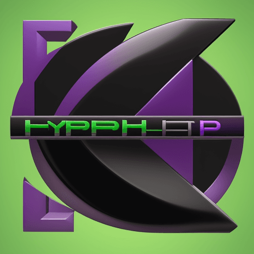 AI generated: The letter P. Hyper realistic, 8k, in the colors purple, black and green. 